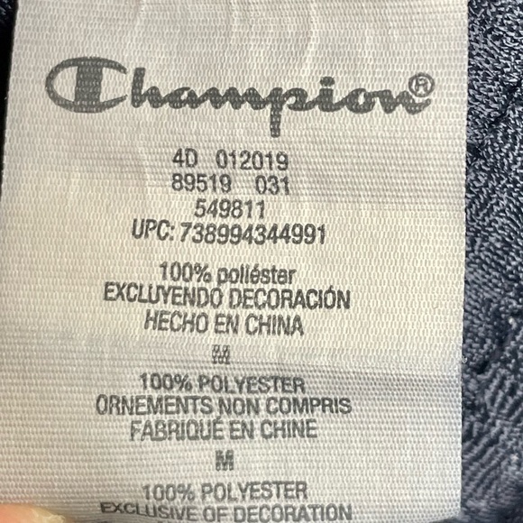 Champion Core Mesh Basketball Shorts Navy Blue Size Medium - Picture 4 of 6